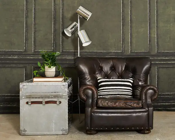 Midcentury Japanese Aluminum Steamer Travel Trunk by Kowa