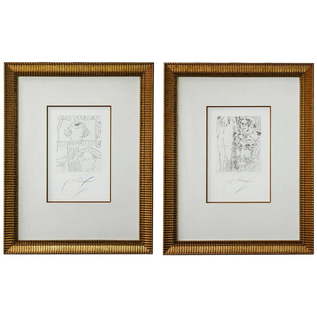 Pair of Etchings by Peter Max V3 X and XI