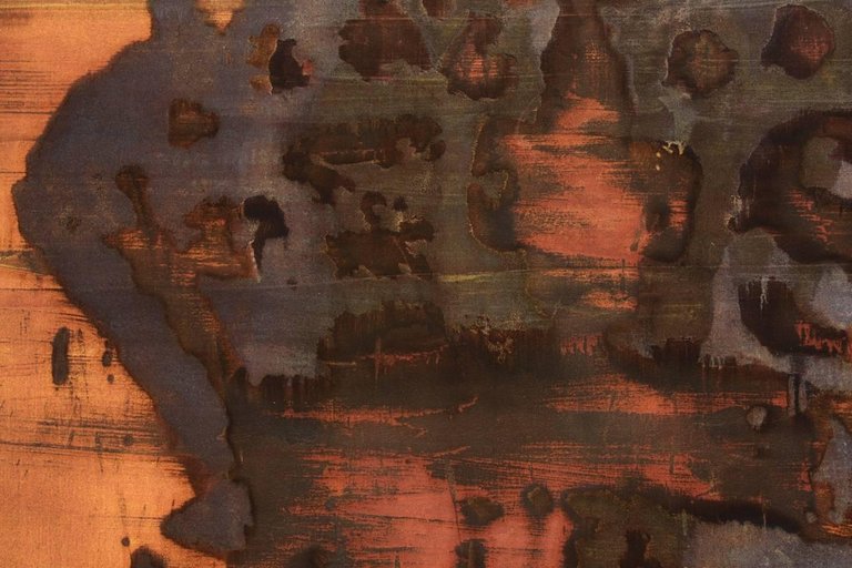 Dirk De Bruycker "Bleeding Icon III" Abstract Painting, 1996