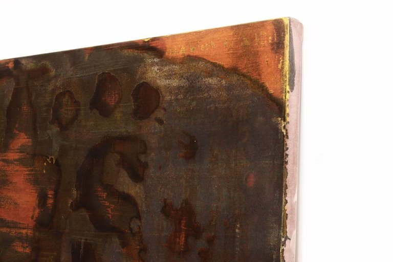 Dirk De Bruycker "Bleeding Icon III" Abstract Painting, 1996