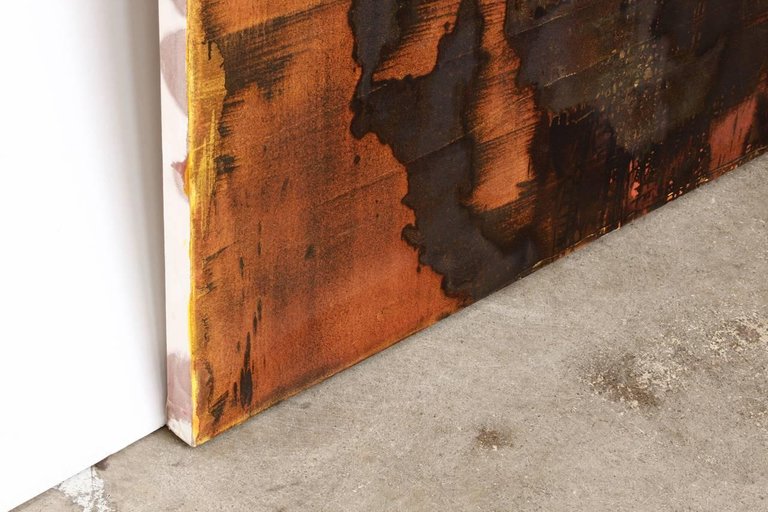 Dirk De Bruycker "Bleeding Icon III" Abstract Painting, 1996