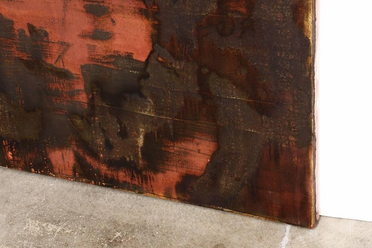 Dirk De Bruycker "Bleeding Icon III" Abstract Painting, 1996