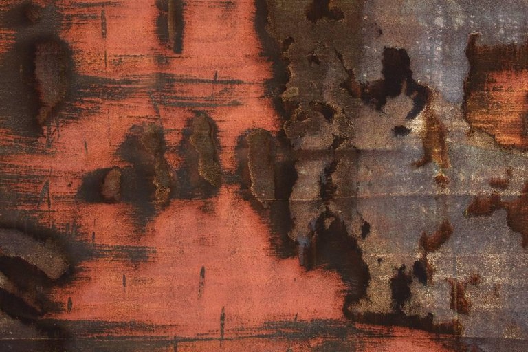 Dirk De Bruycker "Bleeding Icon III" Abstract Painting, 1996