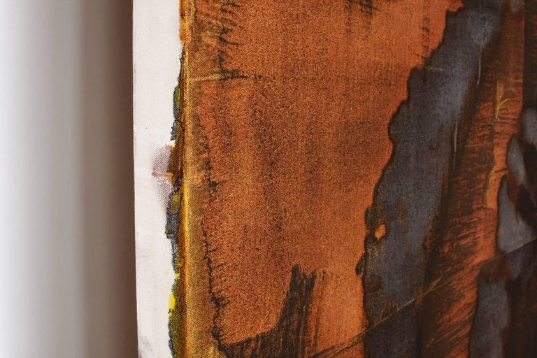 Dirk De Bruycker "Bleeding Icon III" Abstract Painting, 1996