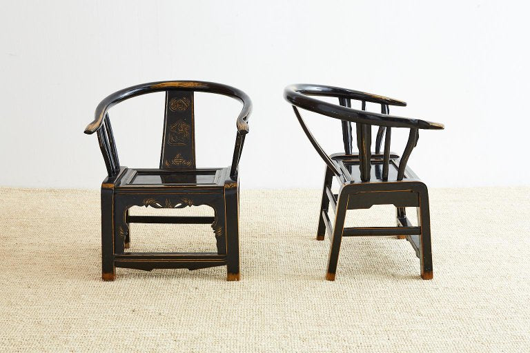 Qing Dynasty Horseshoe Armchairs