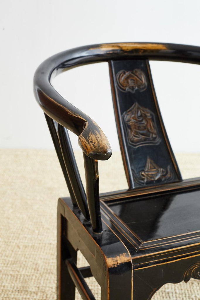 Qing Dynasty Horseshoe Armchairs