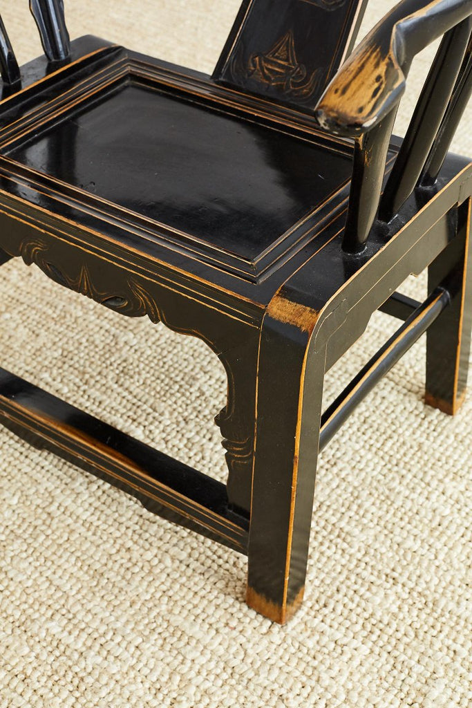 Qing Dynasty Horseshoe Armchairs