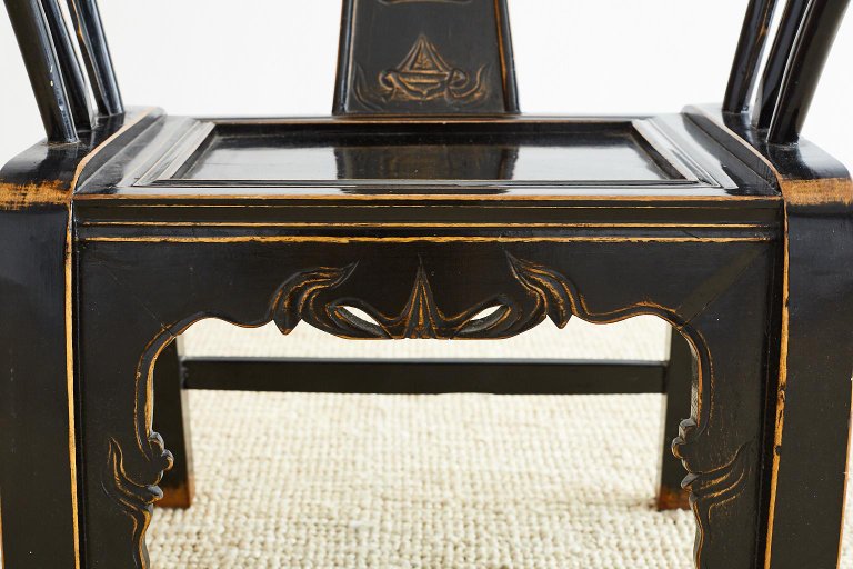 Qing Dynasty Horseshoe Armchairs