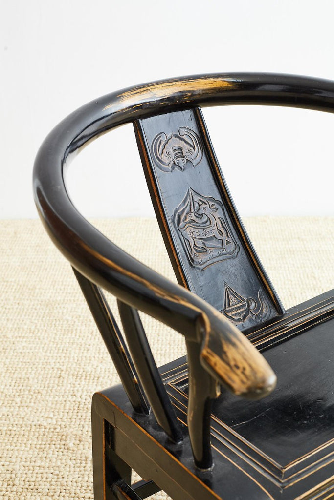 Qing Dynasty Horseshoe Armchairs