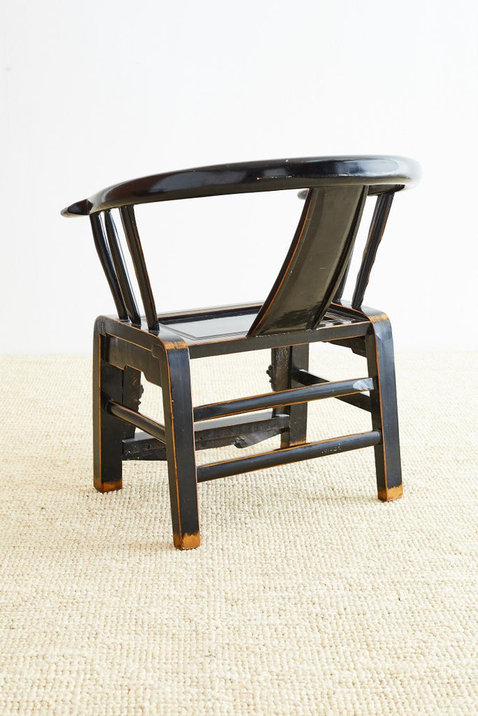 Qing Dynasty Horseshoe Armchairs