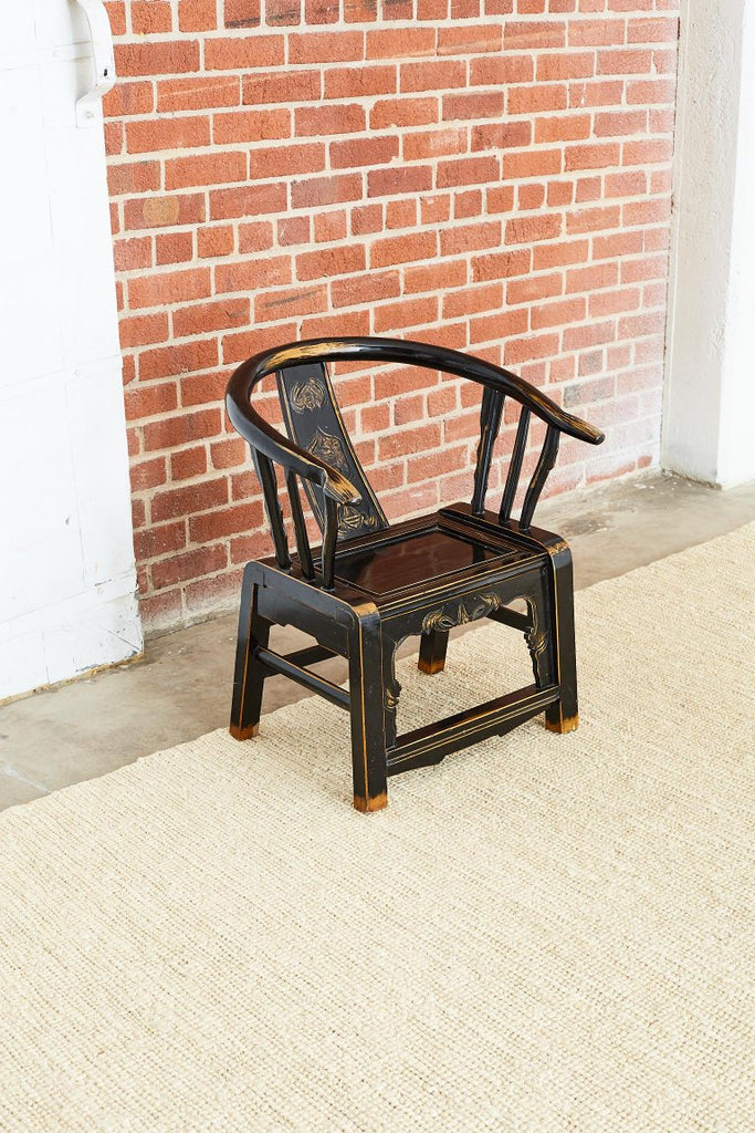 Qing Dynasty Horseshoe Armchairs