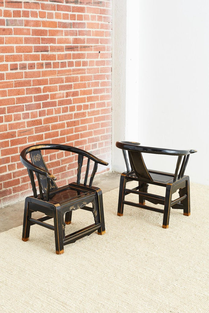 Qing Dynasty Horseshoe Armchairs