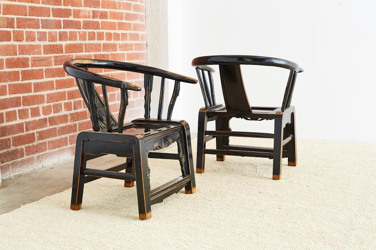 Qing Dynasty Horseshoe Armchairs