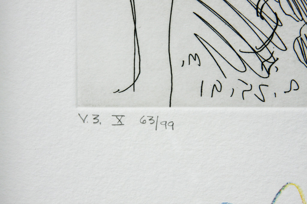 Pair of Etchings by Peter Max V3 X and XI