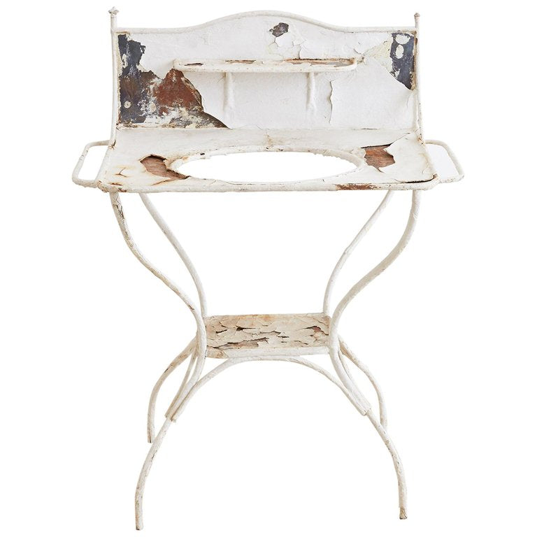 English Victorian Iron Wash Stand or Garden Planter