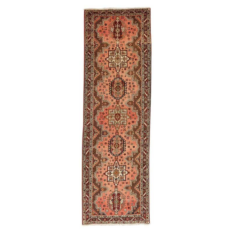 Semi Antique Persian Karajeh Heriz Rug Carpet