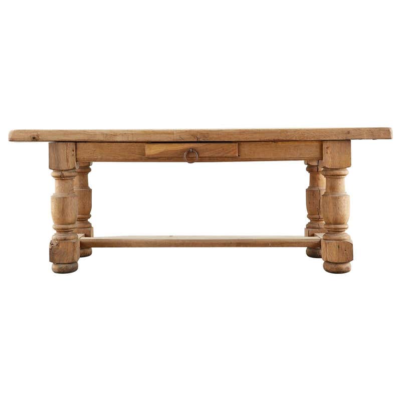 19th Century Country French Oak Farmhouse Dining Table