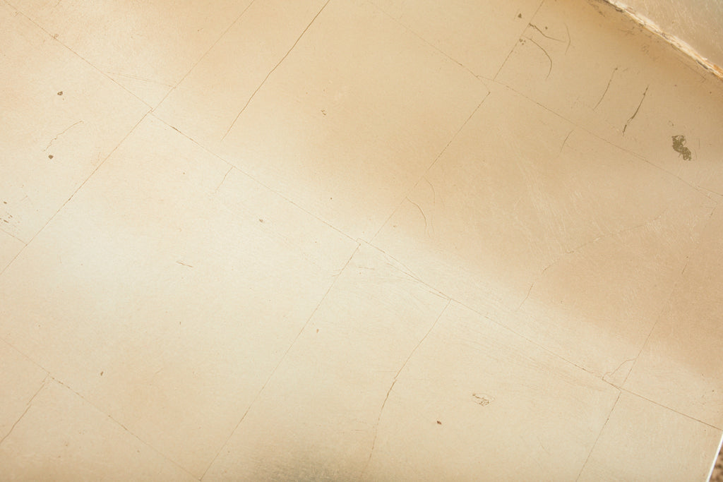 Set of Six Karl Springer JMF Silver Leaf Dining Chairs