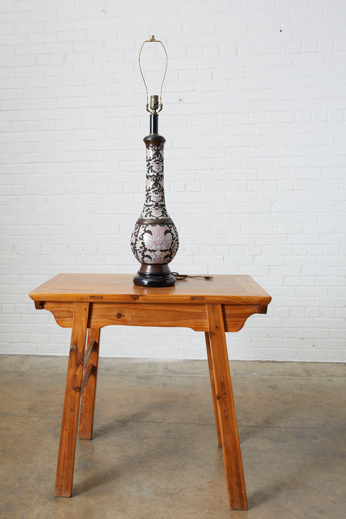 Mid Century Cloisonne Lamp by Wilshire House