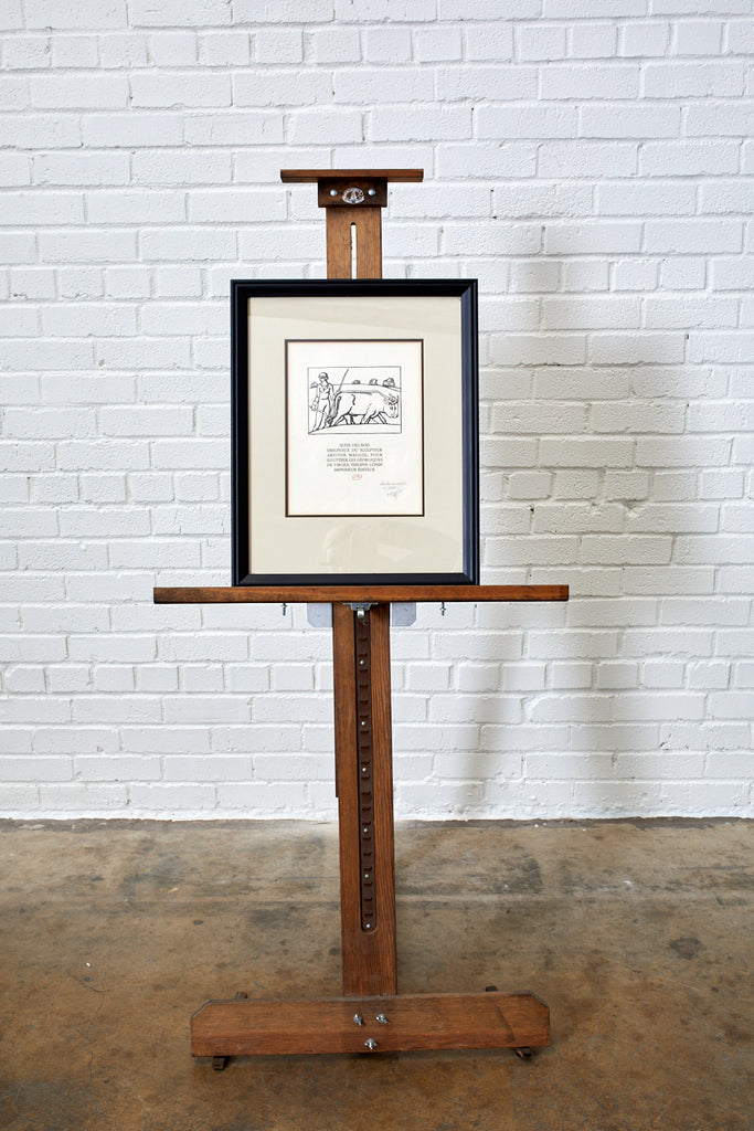 Woodcut Etching from Georgics by Virgil