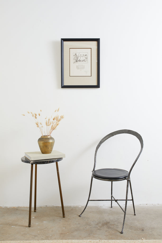 Woodcut Etching from Georgics by Virgil