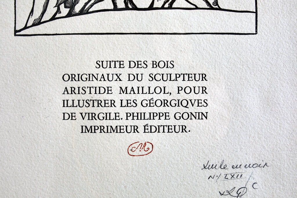 Woodcut Etching from Georgics by Virgil