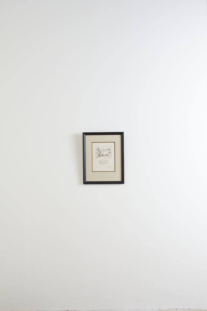 Woodcut Etching from Georgics by Virgil