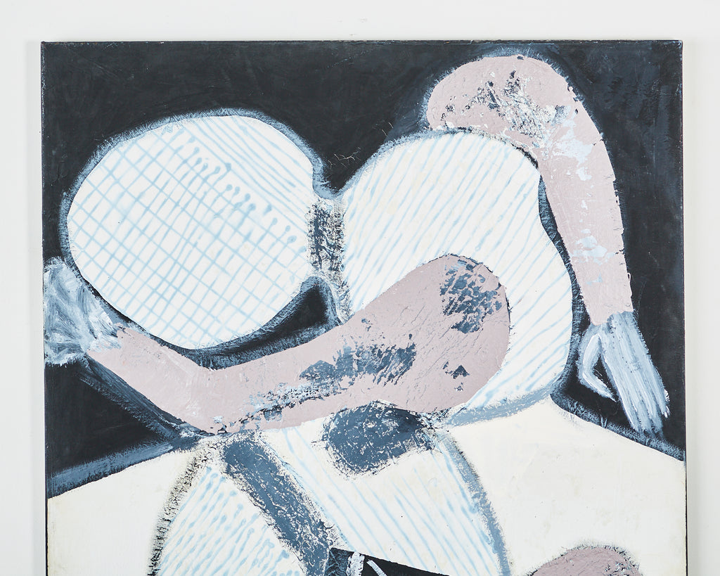 Cyrstofer Abstract Kneeling Figural Painting