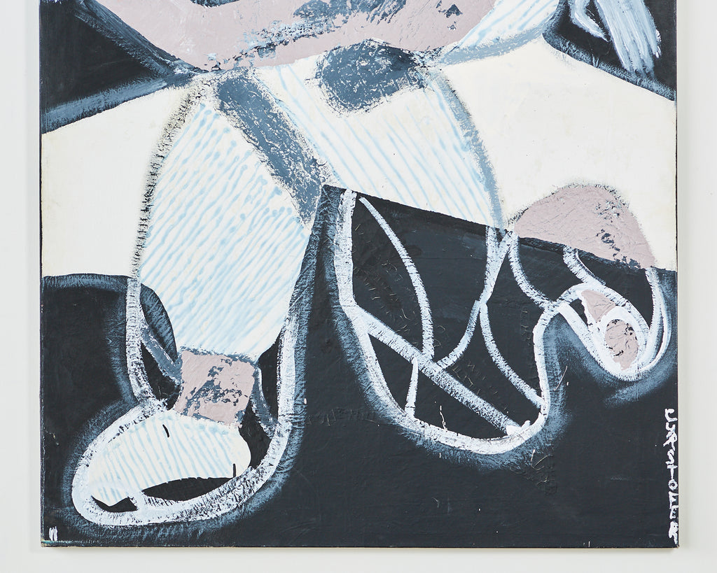 Cyrstofer Abstract Kneeling Figural Painting