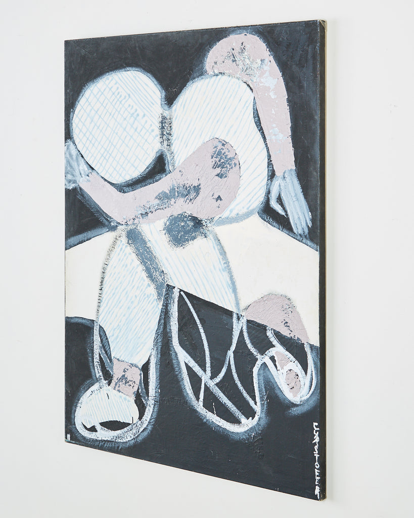 Cyrstofer Abstract Kneeling Figural Painting