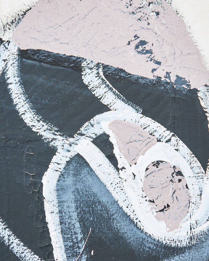 Cyrstofer Abstract Kneeling Figural Painting