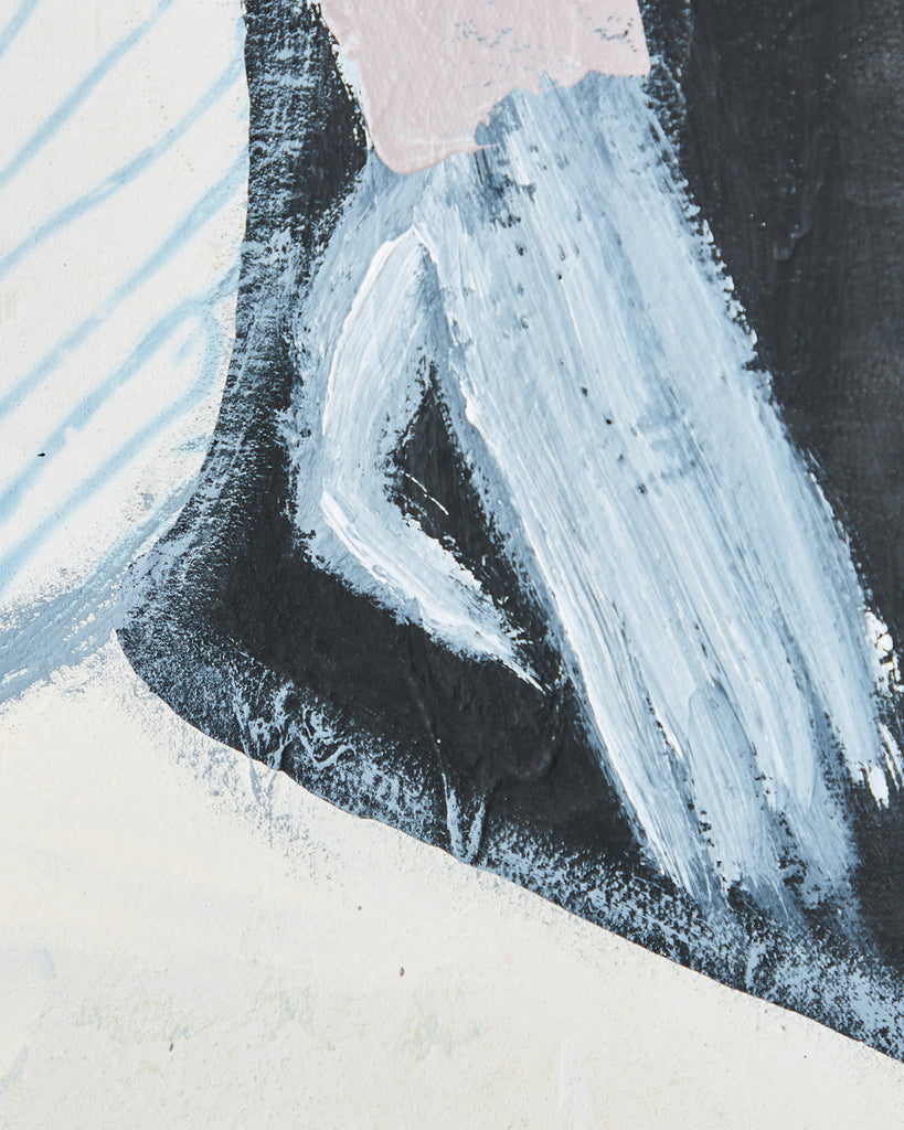 Cyrstofer Abstract Kneeling Figural Painting