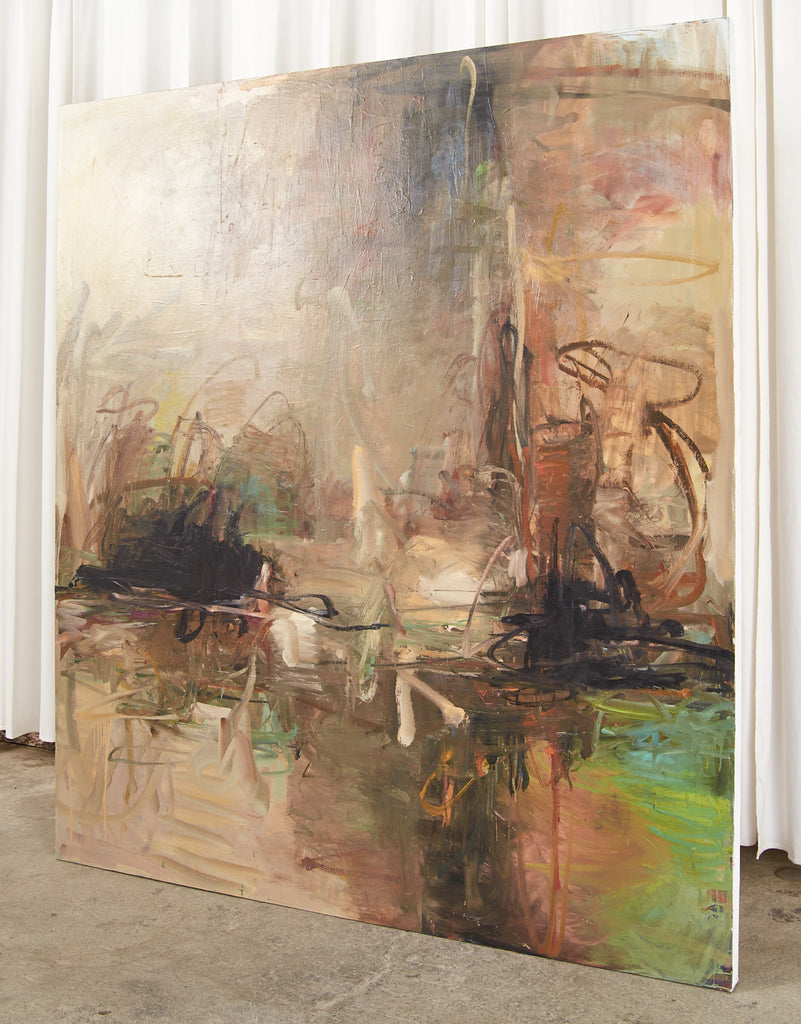 Tom Lieber "Caldron" 1992 Large Abstract Painting