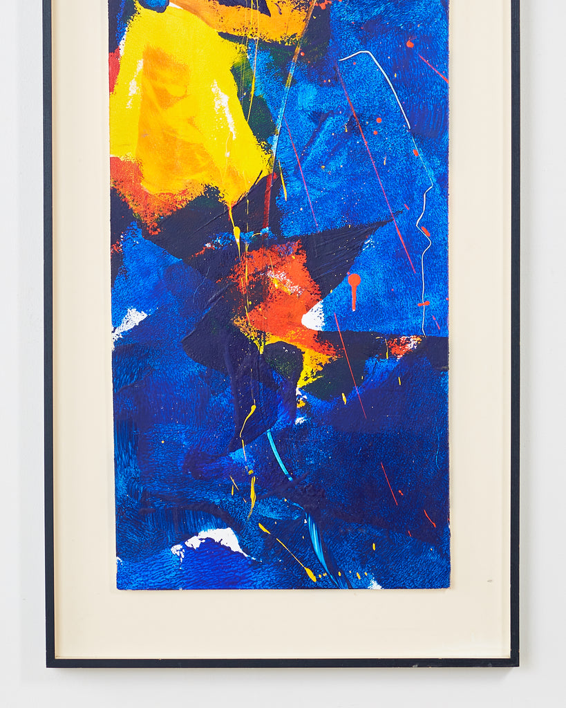 Abstract Painting on Board