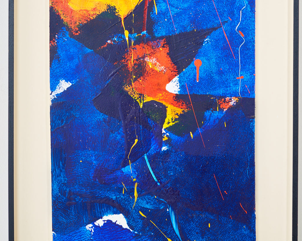 Abstract Painting on Board