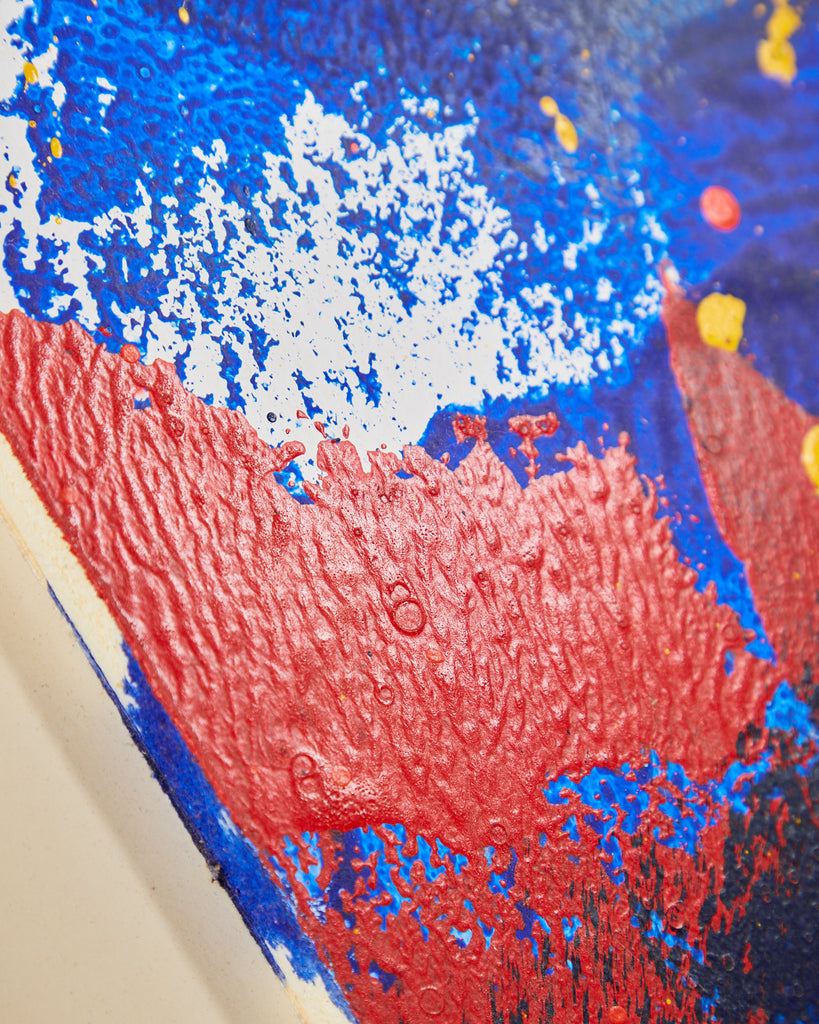 Abstract Painting on Board