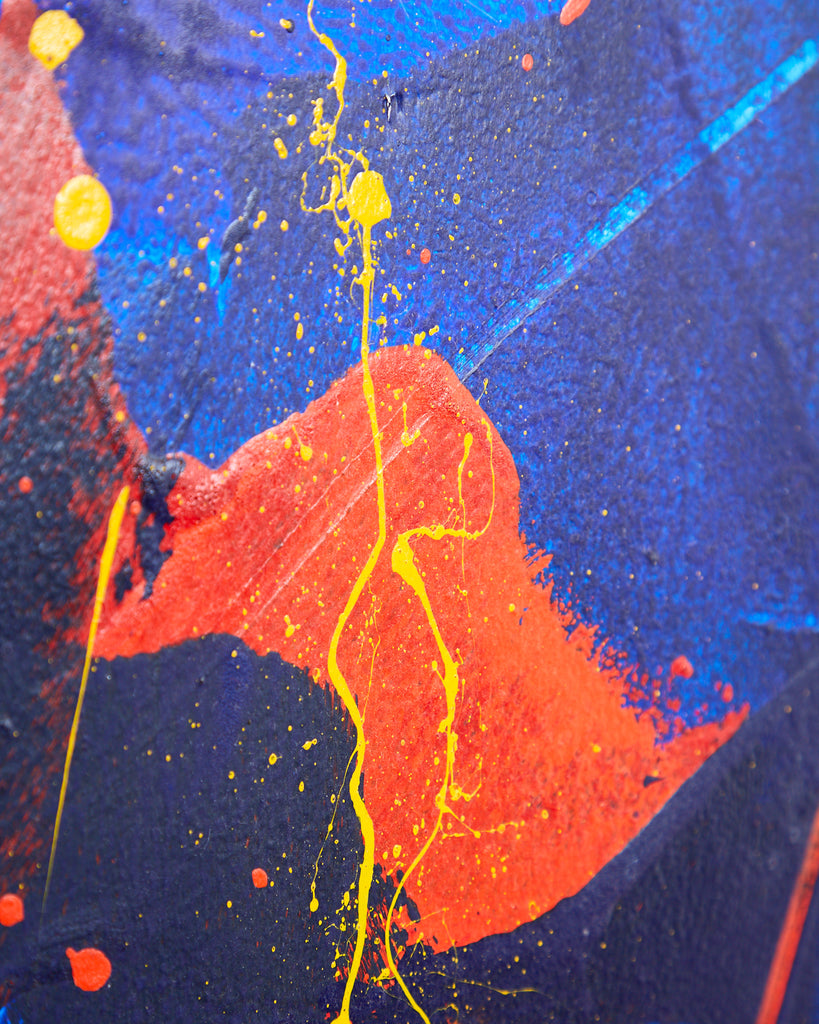 Abstract Painting on Board