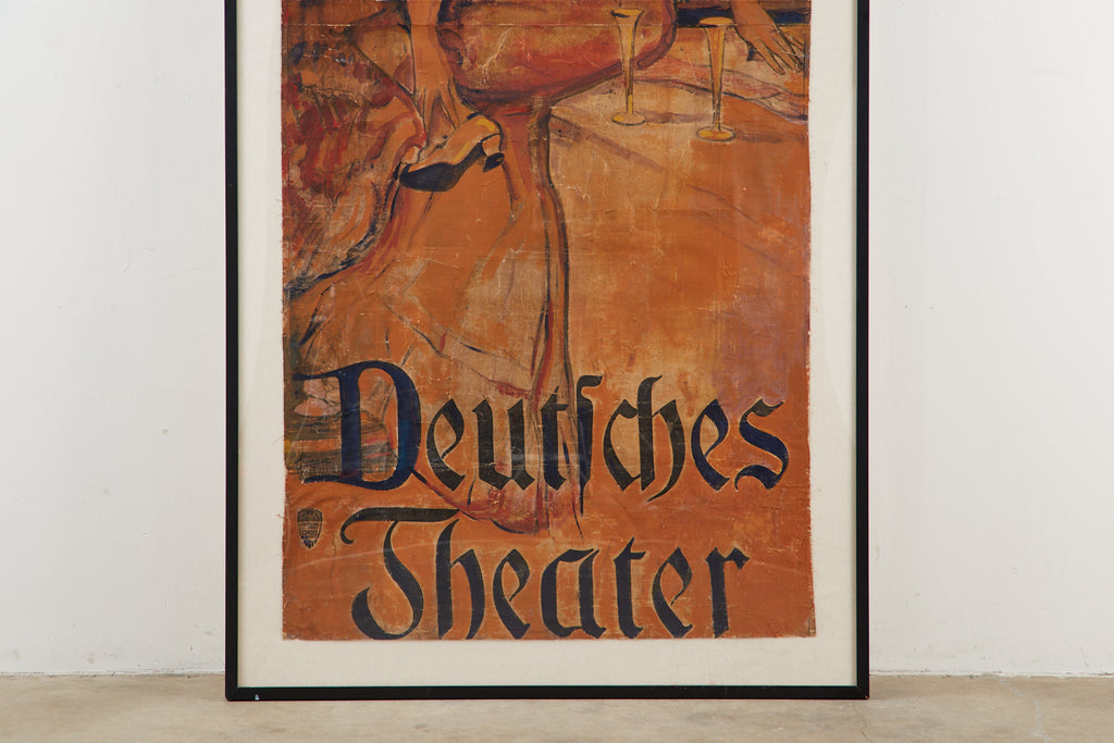 Adolf Munzer Deutsches Theater Poster, 1905
