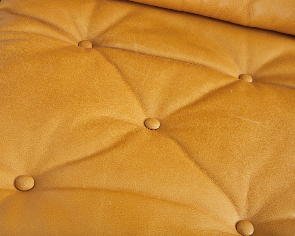 Pair of Italian Gio Ponti Style Ebonized Lounge Chairs