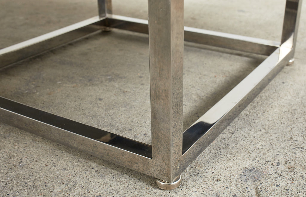 Modern Style Black Granite Coffee Cocktail Table