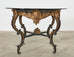 Italian Baroque Style Solid Bronze Lacquered Center Table
