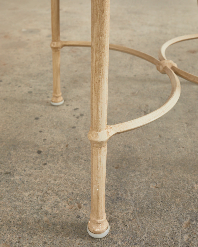 Set of Four Brown Jordan Neoclassical Style Garden Dining Chairs