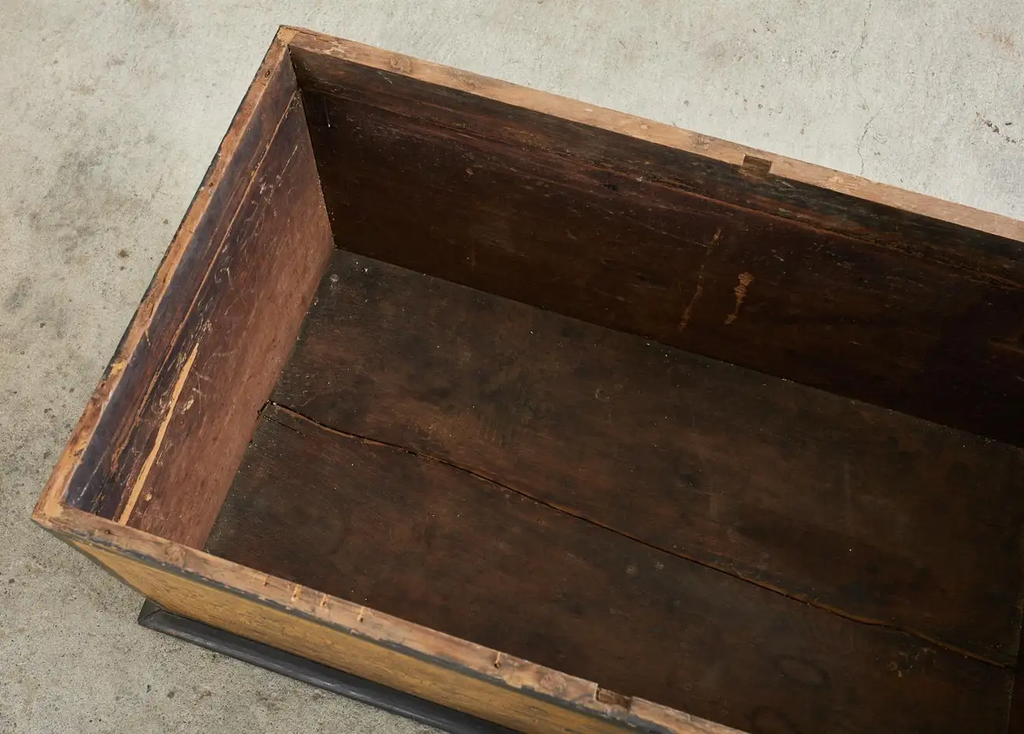 19th Century Burmese Gilded Chest or Trunk Table