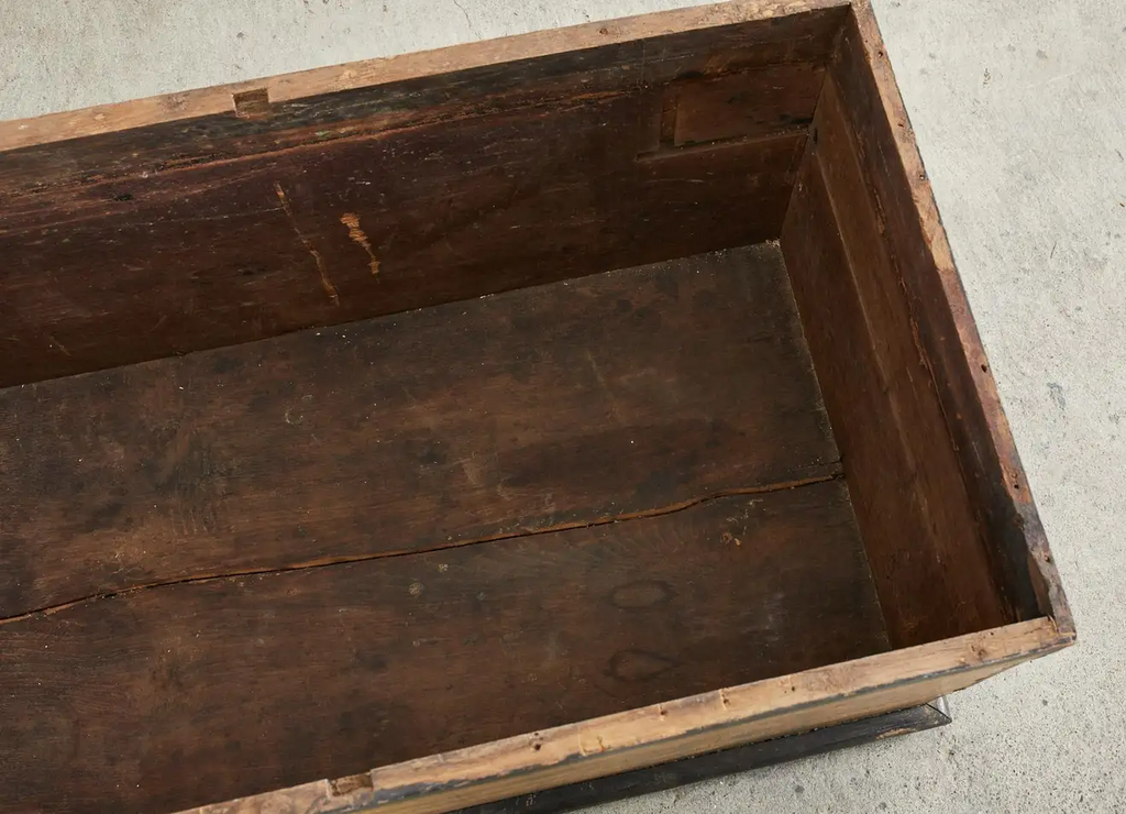 19th Century Burmese Gilded Chest or Trunk Table