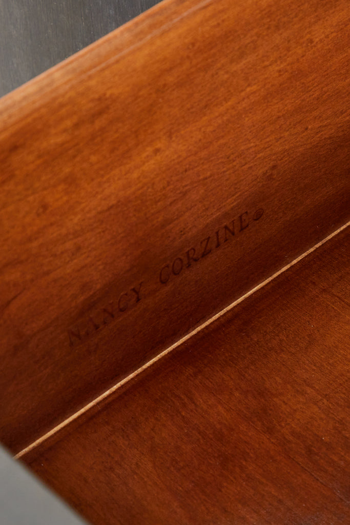 Nancy Corzine Chinoiserie Marble Top Sideboard Chest