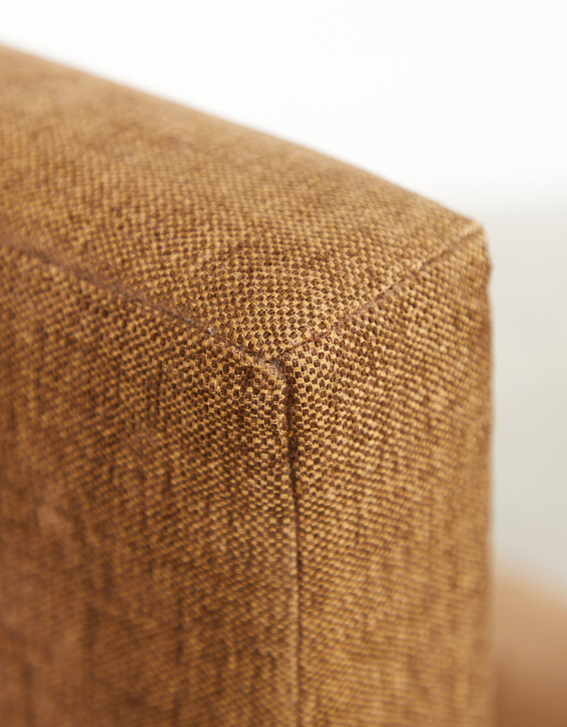 Set of Six Bronzed Steel Sled Style Dining Chairs