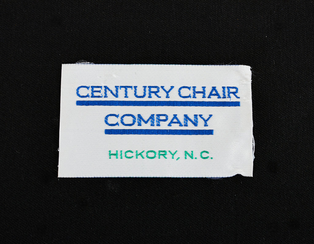 Pair of James Mont Style Lacquered Horseshoe Chairs by Century