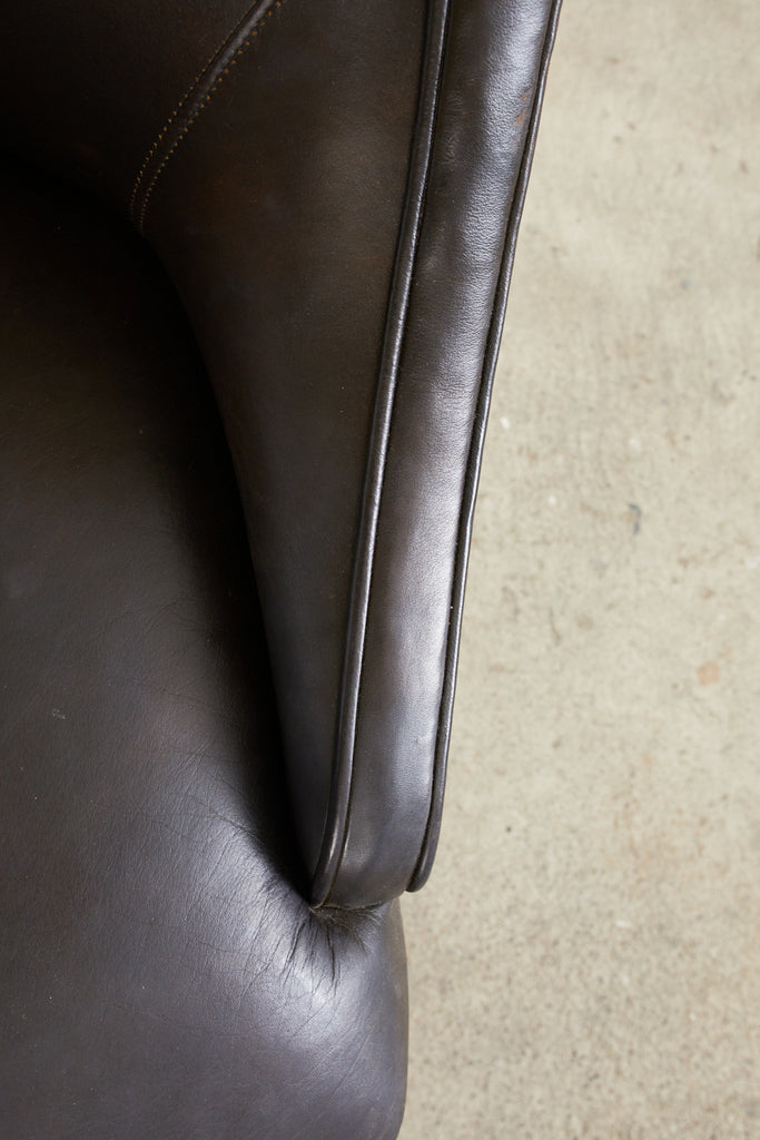 Regency Style Leather Executive Office Chair by Century