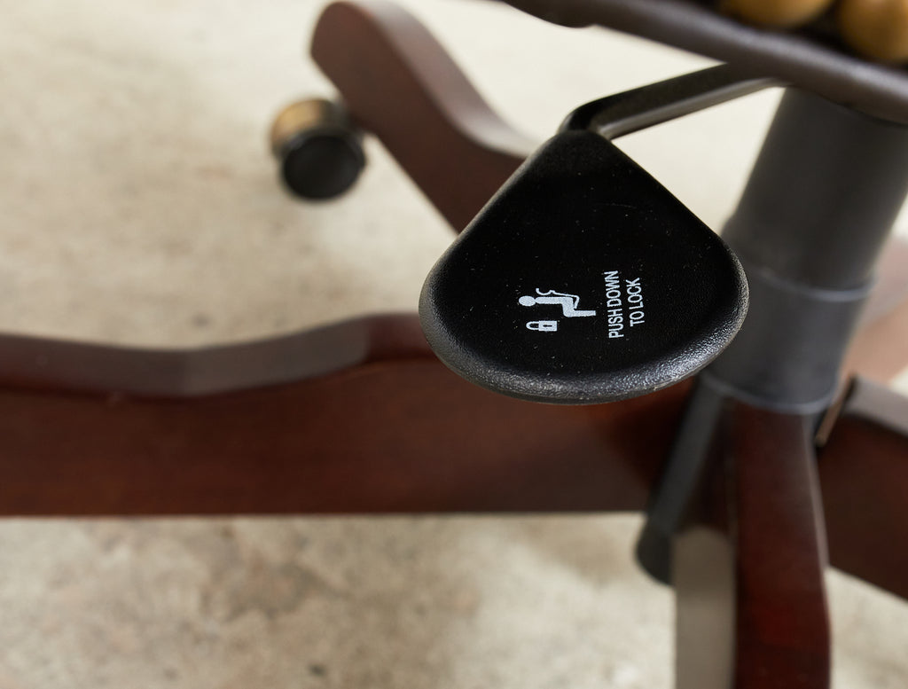 Regency Style Leather Executive Office Chair by Century