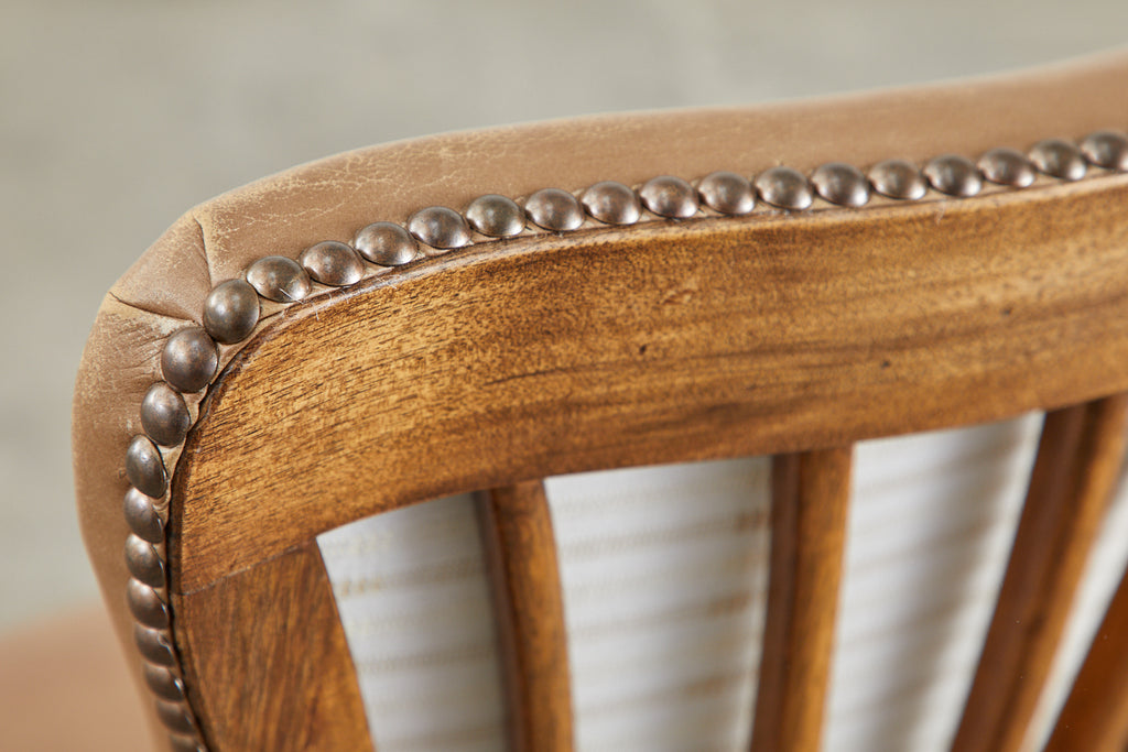 Set of Four French Art Deco Armchairs after Jules Leleu